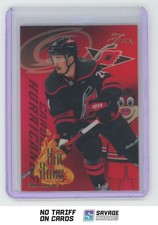 2025-26 Fleer Flair Hot Hues Seth Jarvis #5 Carolina Hurricanes