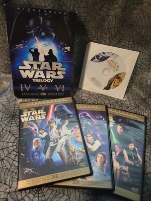 Star Wars Original Theatrical Unaltered Trilogy DVD 6-DISC BLUE BOX SET IV V VI
