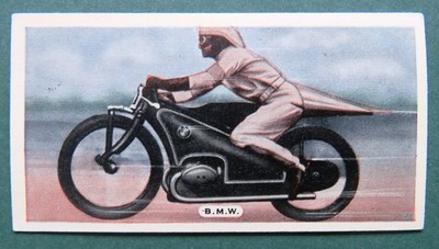1938  ARDATH Tobacco ''Speed, Land, Sea & Air'' Card:  BMW MOTOBIKE  #40