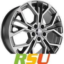 GMP Matisse anthracite matt diamond 7x17" ET38 LK4 108 ML 63.4 Alufelgen 17 Zoll