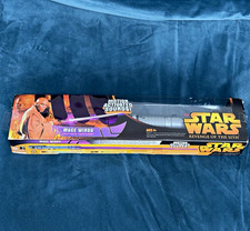 Hasbro Star Wars Mace Windu Electronic Purple Lightsaber 2005