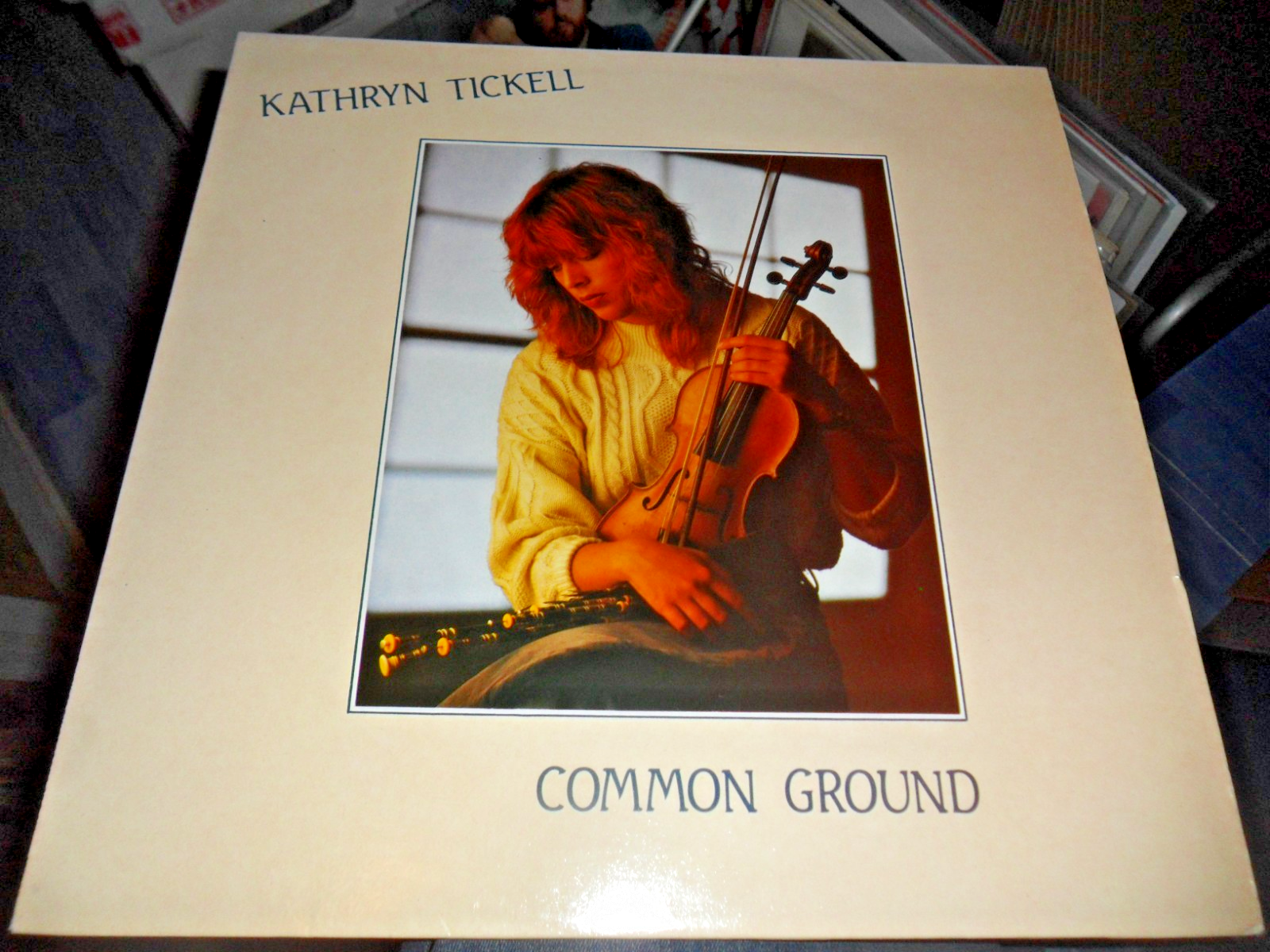 Kathryn Tickell- COMMON GROUND 1988 VINYL ALBUM