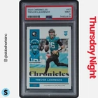 2021 PANINI CHRONICLES #47 TREVOR LAWRENCE RC ROOKIE PSA 9