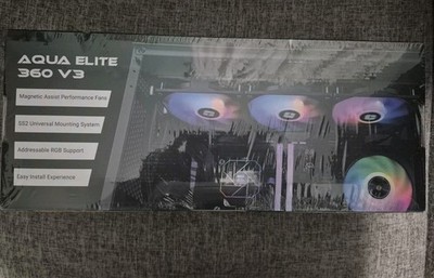 Thermalright Aqua Elite 360 V3 Water Cooling CPU Cooler with 3 PWM ARGB Fans