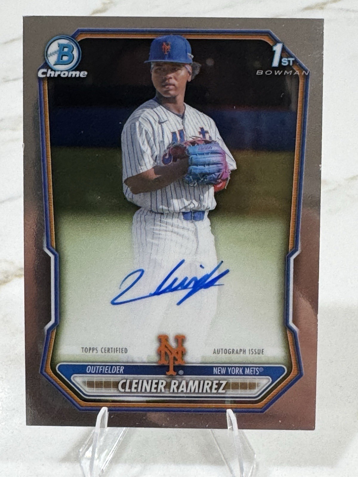 2026 Bowman Chrome 1st Bowman Autograph CLEINER RAMIREZ NY Mets 