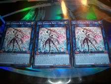 3x Sky Striker Ace = Zero 1st Edition Common ...