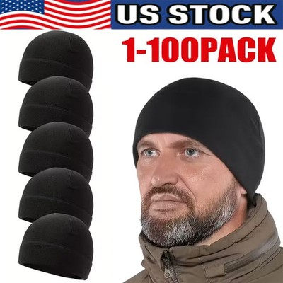 Military Tactical Skull Cap Winter Warm Fleece Windproof Ski Beanie Hats USA Lot