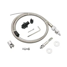  5657 Throttle Cable Kit - Stainless Steel Braided 