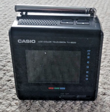 Vintage Casio LCD Color Television TV-6500 Mini Portable Pocket