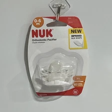 Nuk Orthodontic Pacifier 0-6m POLKA DOT THEME NEW SEALED SILICONE