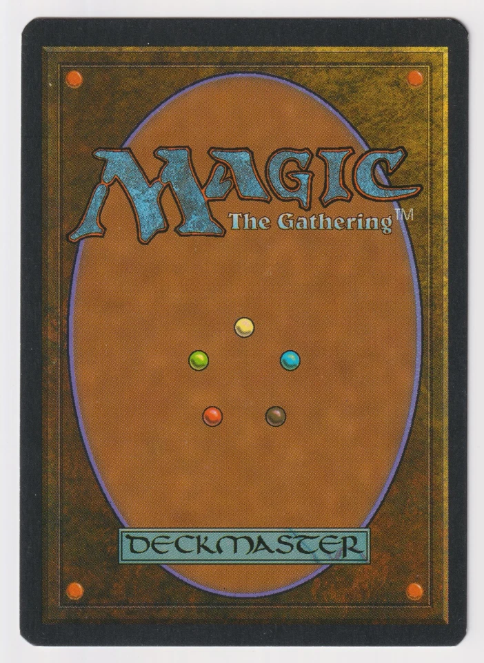 Metallic Red Signed Spanish Swamp HP 4th Edition FBB Artist Dan Frazier 1995 MTG - Image 2 of 2