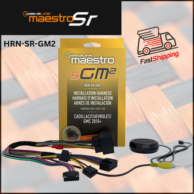 IDATALINK MAESTRO HRN-SR-GM2 / ADS-MSR T-HARNESS FOR 2010-2020 GM VEHICLES *NEW*