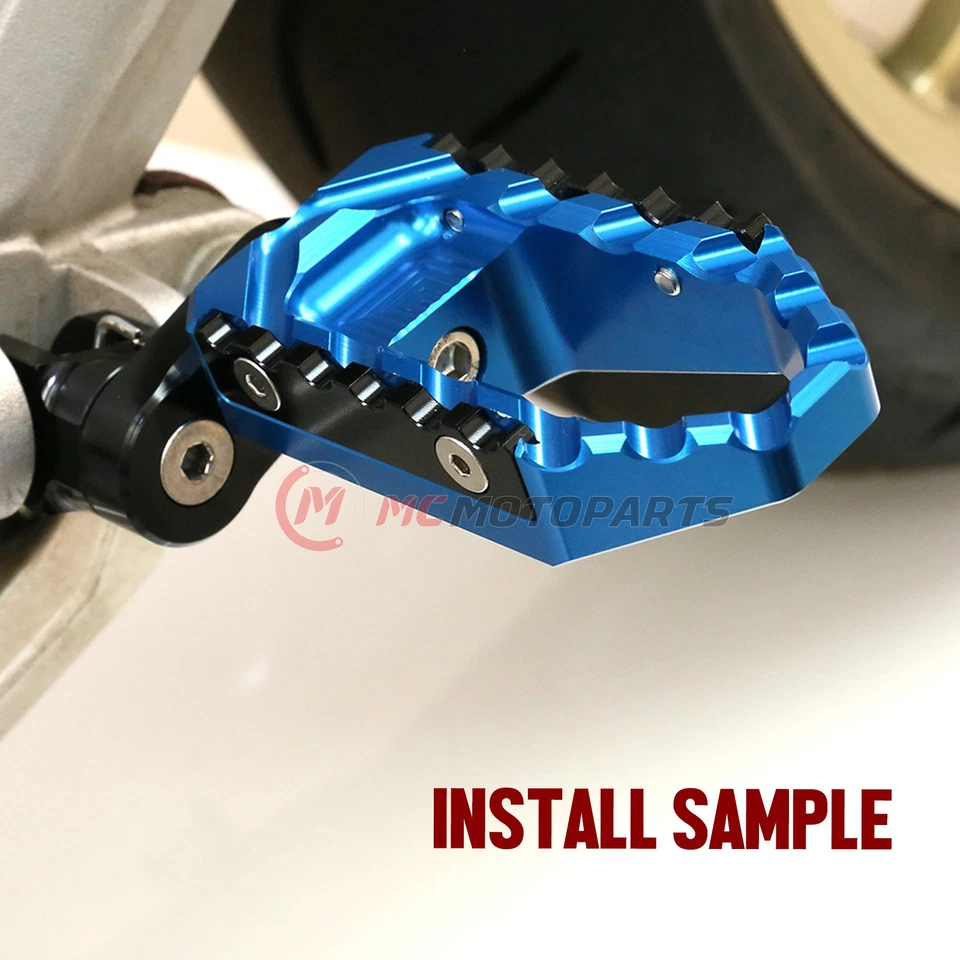 For Suzuki GSXR 600 2001-2005 1in. Lowering Passenger Rear Wide Foot Pegs Foto 2 de 4