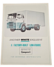 White Motor Truck Compact Beverage Distributor Brochure Exclusive Vintage