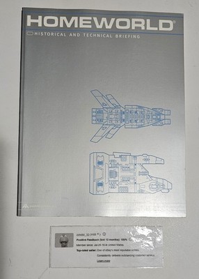 HOMEWORLD: Historical and Technical Briefing Book Manual PC (SIERRA 1999)