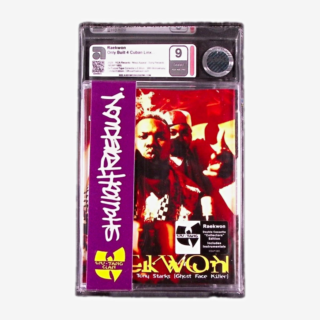 Raekwon Only Built 4 Cuban Linx Sealed Cassette 2025 AMG Graded 9/10