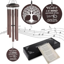 36 Inch Memorial Wind Chimes, Deep Tone Sympathy Wind Chime for Loss of Loved...