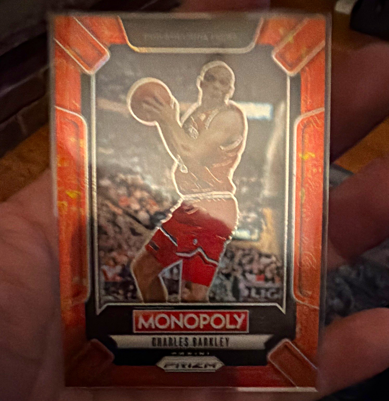Panini Prizm Monopoly 2024-25 Charles Barkley Legends LEG6 Orange 442 /1499