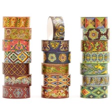 20 Rolls Chinese Style Washi Tape Set, Ancient Palace Pattern Decorative Mask...