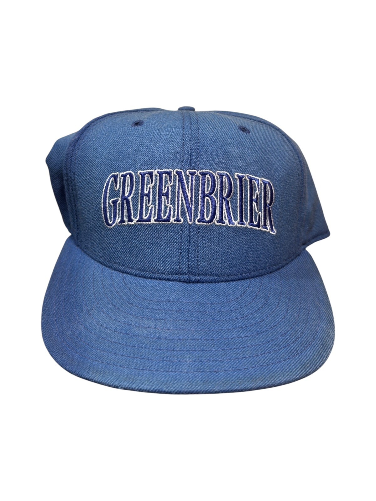 Vintage The Greenbrier Golf Club New Era Fitted Cap - Size 7 3/8 • Rare VTG