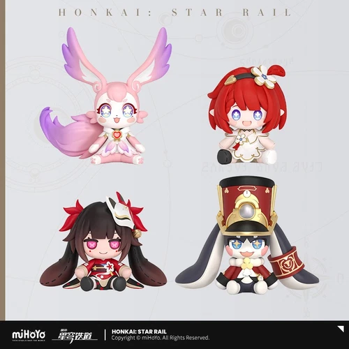 miHoYo Honkai: Star Rail Tribbie Mem Sparkle Pom-Pom Figures Huggy Good Smile
