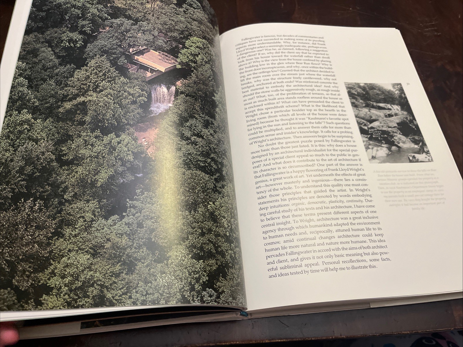 FALLINGWATER: A FRANK LLOYD WRIGHT COUNTRY HOUSE Edgar Kaufmann Large Hardcover