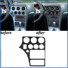 Real Carbon Fiber Center Console CD Radio Panel Trim For Alfa Romeo 159 2004-11