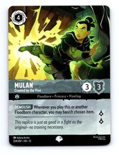 Mulan - Created by the Vine Epic 224/204 Attack of the Vine Lorcana Holo NM