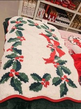 Matte Vorleger Badematte Luxus Schleifenmuster Neu Vintage Neu Creme Rot Grün