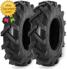 2 PCS  Tires 4.80X4.00-8" Tubeless Turf Lawn Garden Tires for Tractor Tillers