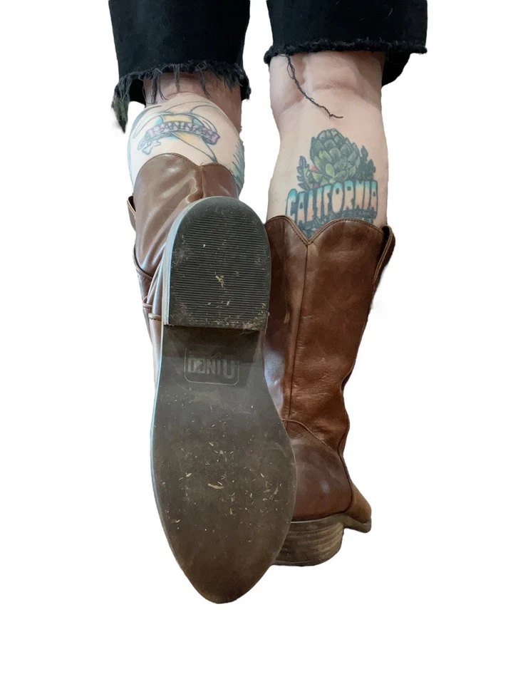 Dingo brown Smooth Leather boots-8.5/9 — 第 3/4 张图片