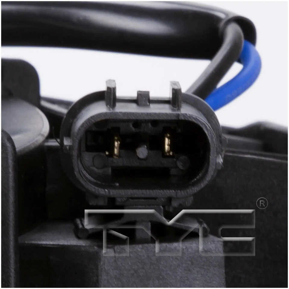 Conjunto de ventilador condensador aire acondicionado TYC 610610 para Hyundai Santa Fe 01-06 Foto 3 de 4