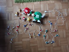 M&M Spender Figur Vintage Retro Rar gr&uuml;n S&uuml;&szlig;igkeiten Automat 90er Lichterkette