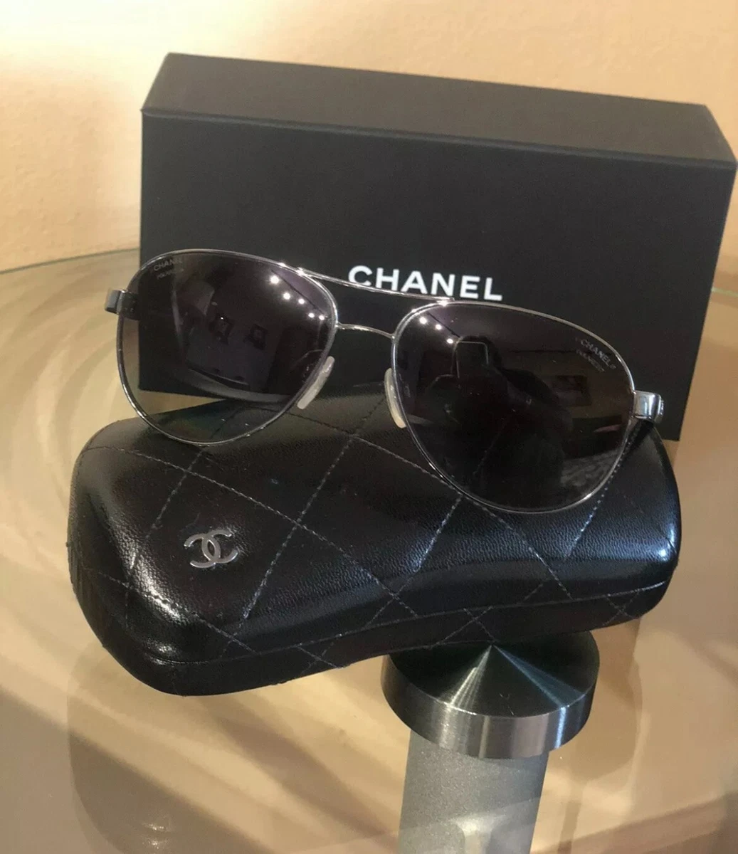 Chanel polarized top aviator sunglasses