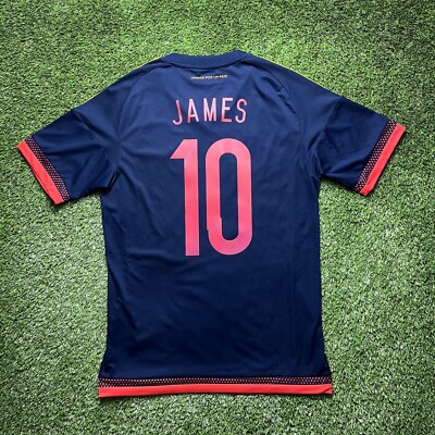 Colombia ウェア　M（140） 2015 2016 Colombia James Adidas Shirt Jersey Kit Blue Away Small S