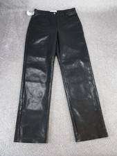 Wilfred Pants Womens 8 The Melina Black Faux Leather NEW