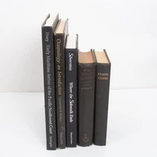 5 Black Book Lot Staging Library Decor Stack Prop Farmhouse Decor