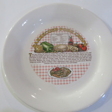 Novelty Recipe Plate Barbecued Pork Chops