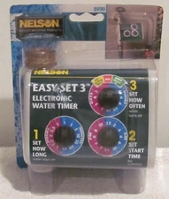 Nelson Easy-Set 3 Electronic Water Timer Model #5930 (New from 2000!)