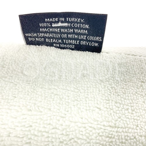 Hotel Balfour Mint Green 100% Cotton 2 Bath Soft Towels 2 Set Made In Turkey - Picture 6 of 6