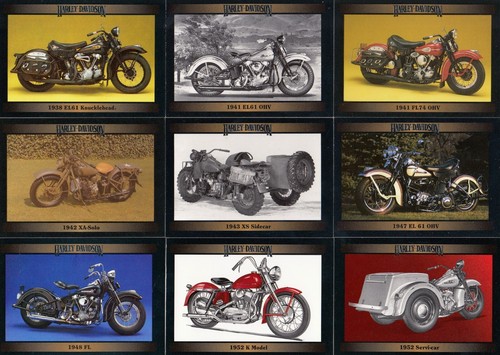 HARLEY-DAVIDSON SERIE 1 1992 C-A-C JUEGO COMPLETO DE TARJETAS BASE DE 100 TR - Imagen 3 de 5
