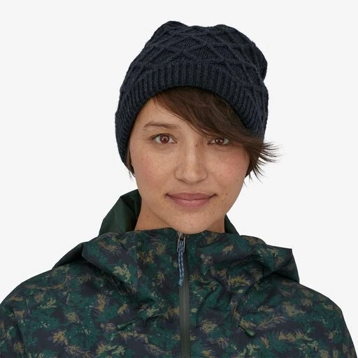 Patagonia Knit Lining Beanie - Women's Pitch Blue Navy NEW