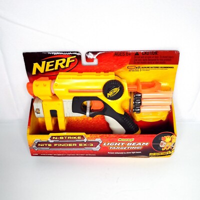 Hasbro Nerf N-Strike Nite Finder EX-3 New Light-beam Targeting 2006  Brand New 