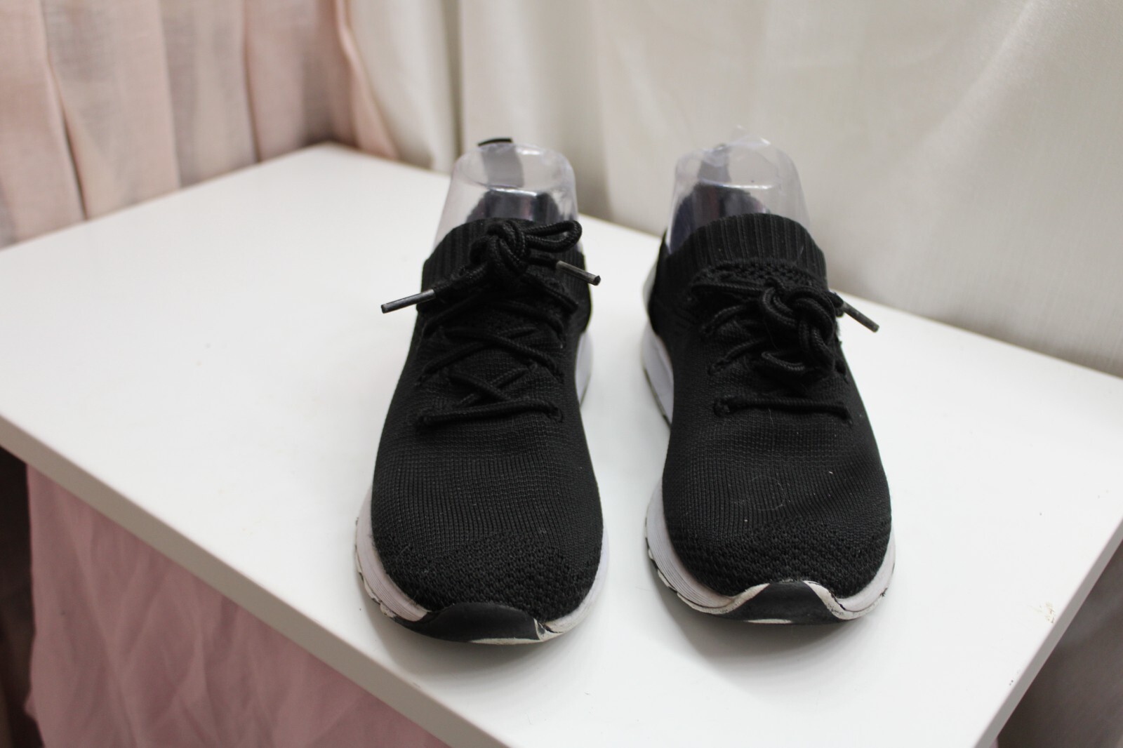 SAOLA Scarpe da corsa a maglia donna (nero suola in schiuma 6 0 bianca