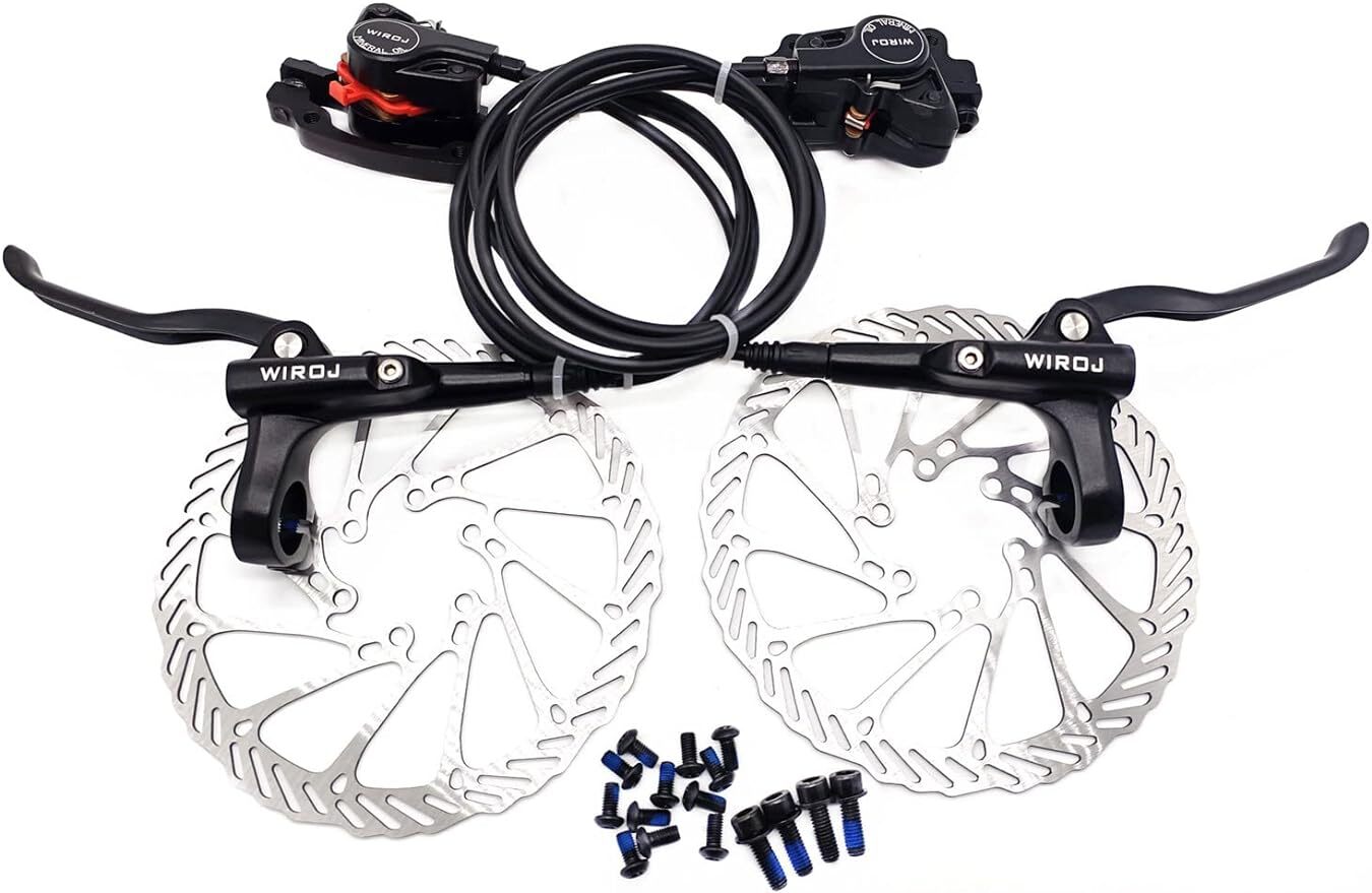 Mountain Bike Hydraulic Disc Brake Set,Front & Rear Kit for 