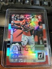 2015 C.J. Anderson  DONRUSS STAT LINE YEARS IN THE LEAGUE 2/2 Rare SP Broncos