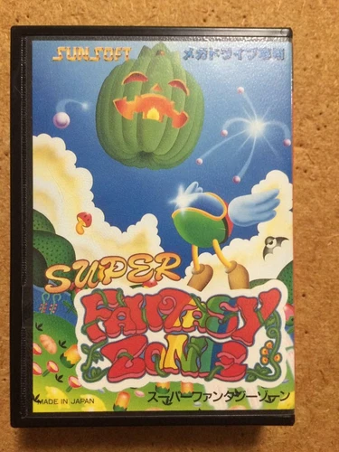 Super Fantasy Zone Mega Drive MD Genesis Used Japan Boxed Tested Shooter Game