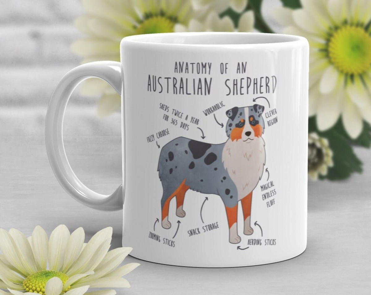 Australian Shepherd Coffee Mug Cute Aussie Shepherd Gift Dog Lover