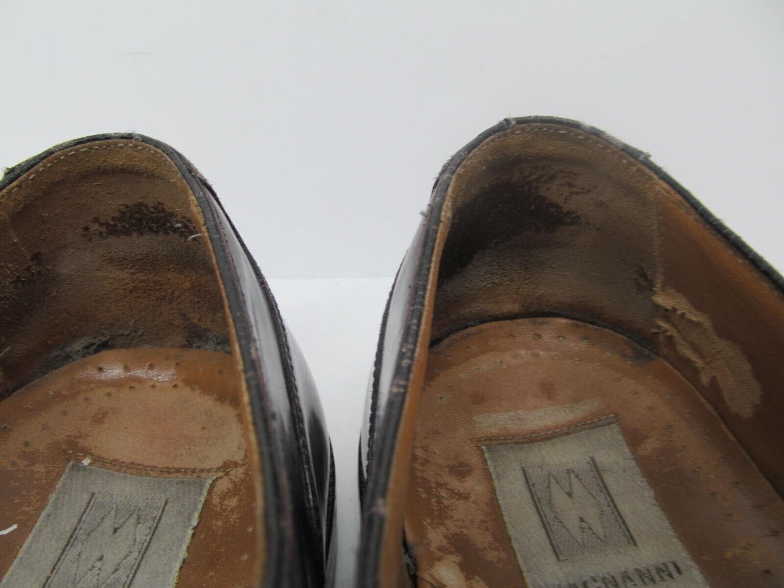 Magnanni Mens Burgundy Leather Monk Strap Shoes S… - image 10