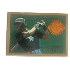 VERY RARE ! 1994 UPPER DECK STEAL OF A DEAL SIGN FREE AGENT MICHAEL JORDAN !! SP